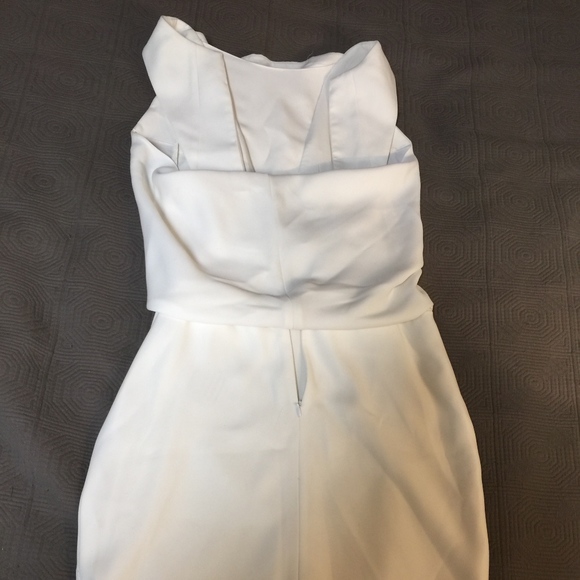 Balenciaga  White Sleevless Cocktail Dress Elegant - Picture 5 of 8